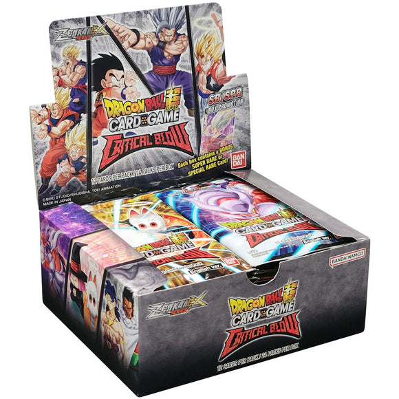 TCG | Dragon Ball Super Masters | Zenkai Series | Critical Blow | 12 Card Booster Pack | Set 05