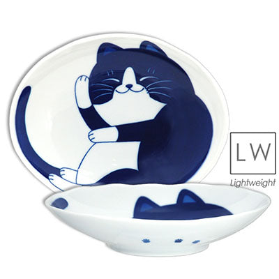 Oreo Cat Oval Dish 7.75" x 6.25"
