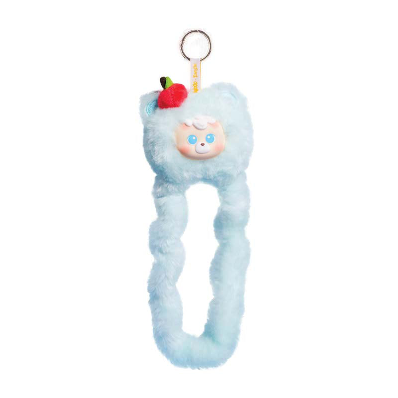 Tangle x HiddenWooo diudiu baby Mallow Bear Vinyl Plush Pendant - sea-salt-mint