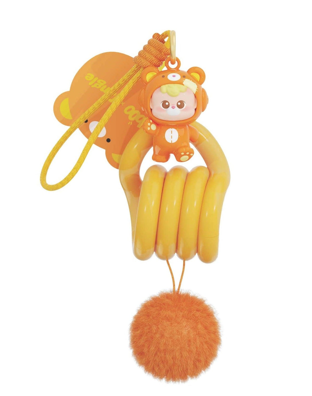 Tangle x HiddenWooo diudiu baby Abebe Bear Pendant Blind Box - vitamin