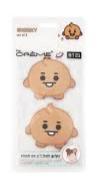 TCS BT21 Stuck on U Hair Grips SHOOKY