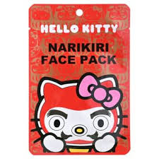 HELLO KITTY NARIKIRI Face Mask Daruma
