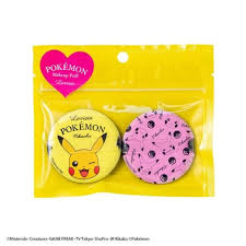 POKEMON Make Up Puff 2pcs (Pikachu)