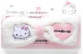 TCS SANRIO Hello Kitty Holiday 2023 Plush Spa Headband - Strawberry Latte
