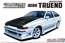 Aoshima Toyota Car Boutique Club AE86 Trueno '85