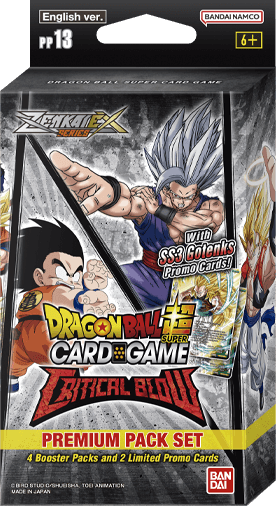TCG | Dragon Ball Super Masters | Zenkai Series | Critical Blow | Premium Pack Set | PP13