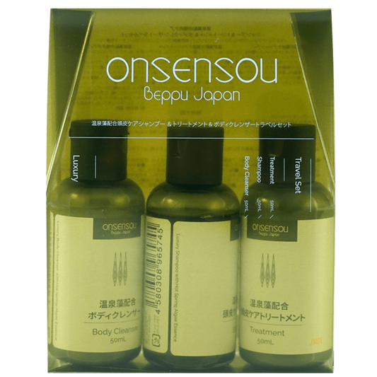 Onsensou Travel Set 50ml (Shampoo&Treatment&Body