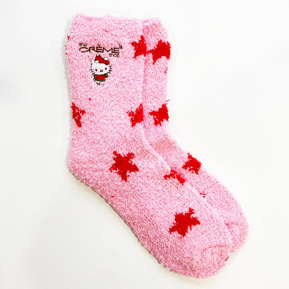 The Creme Shop Sanriio Hello Kitty Sole Soft! Infused Cozy Socks - Warm Vanilla