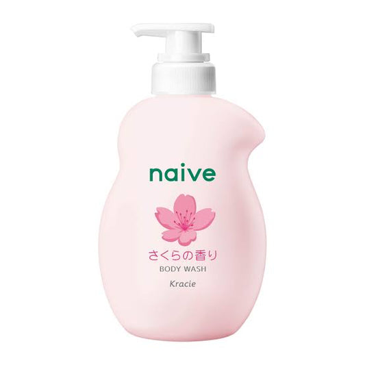 Kracie Naive Body Soap Pump Sakura