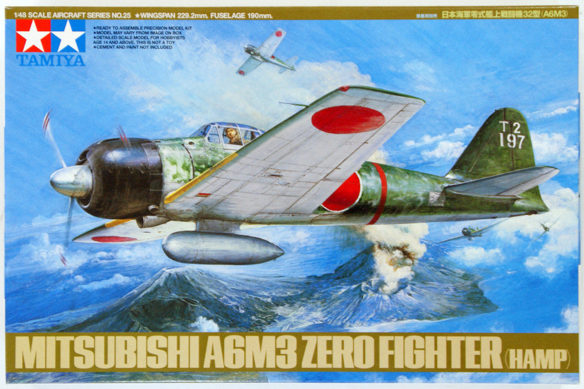 Tamiya 1/48 A6M3 Type 32 ZERO Fighter Model Kit