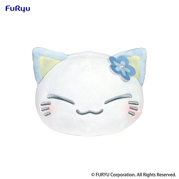 Nemuneko Cat Pastel Color Plush Toy - Blue