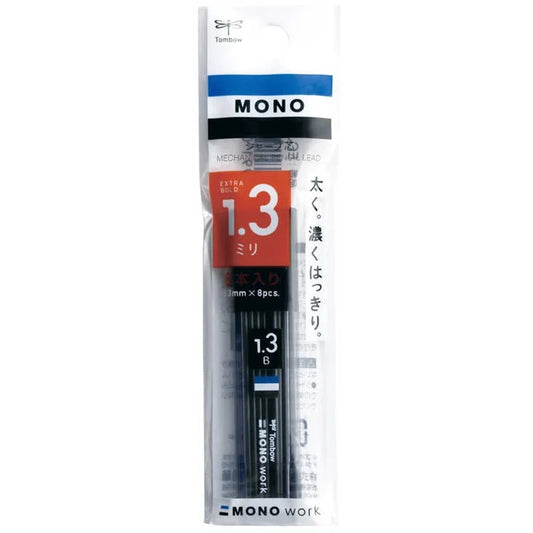 Tombow MONO Work Mechanical Pencil | Refill Lead | 1.3mm | B