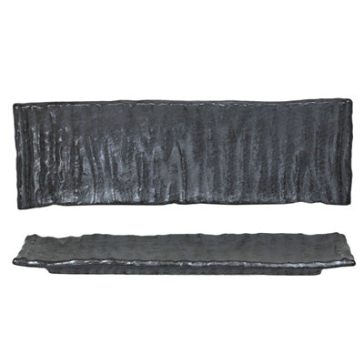 Rectangle Plate 13" Black