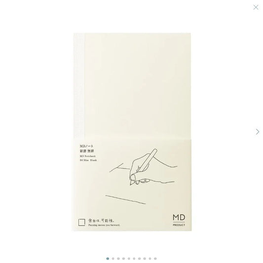 Midori Notebook | B6 Slim | Blank | 88 Sheets
