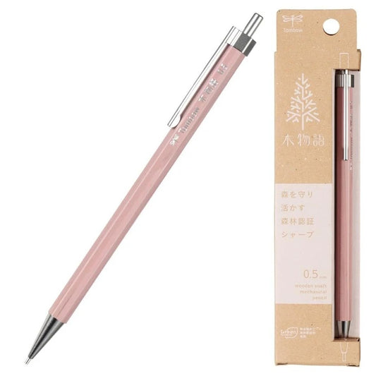 Tombow Wood Story Mechanical Pencil | 0.5mm | Lilac Pink