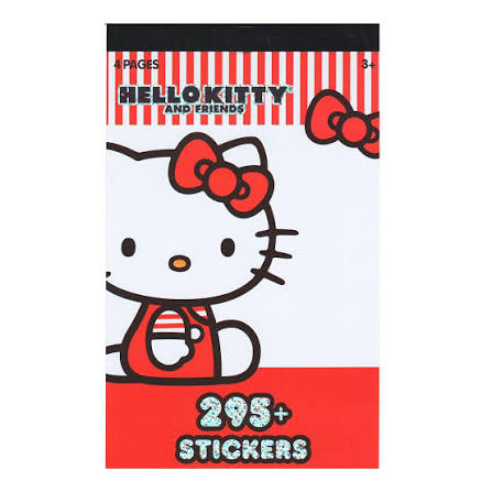 Hello Kitty 4 Sheets Foil Cover Sticker Pad