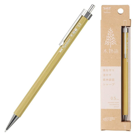 Tombow Wood Story Mechanical Pencil | 0.5mm | Leaf Green