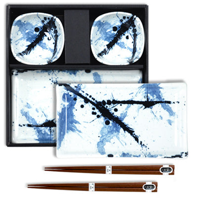 Sushi Set For 2 | White Spray Set