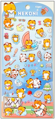 Nekoni Pets Party Stickers