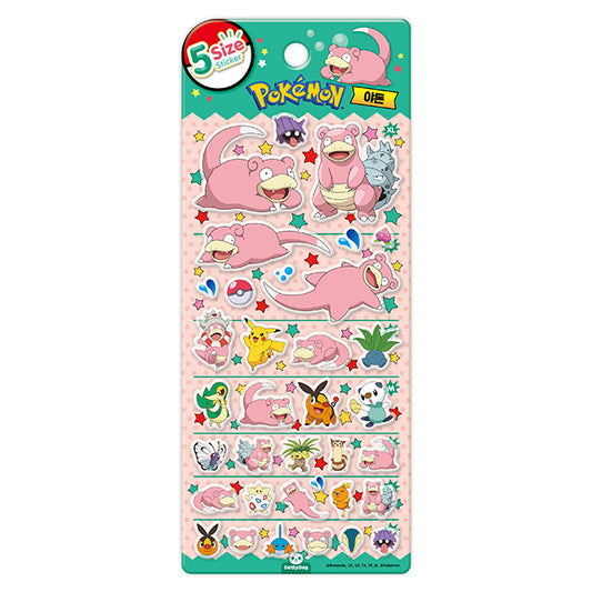 Pokemon 5-Size Sticker - Slowpoke