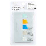 Kanmido Coco Fusen Card | 5 Colors | 105 Sheets | 11 x 32mm