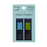 Kanmido Coco Fusen Sticky Notes | 2 Cases | 50 Sheets | 12 x 42mm