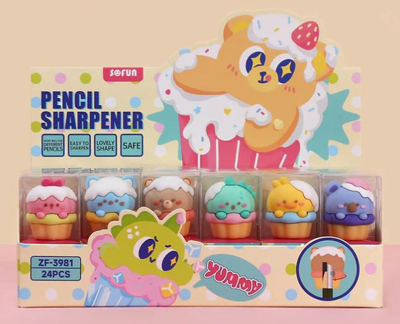 Pencil Sharpener Animal Cupcake