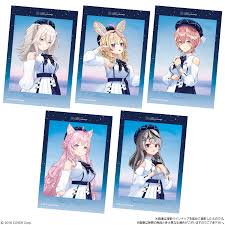 Hololive Production Blue Journey Song of the Dawn Sticker Candy