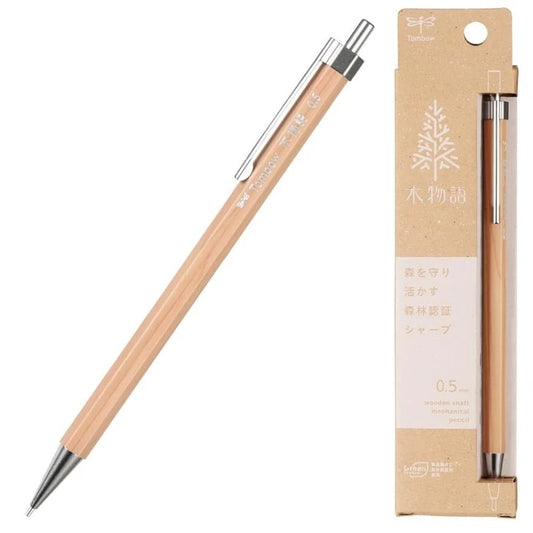 Tombow Wood Story Mechanical Pencil | 0.5mm | Natural
