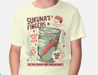 Sukuna Finger Cream T-Shirt