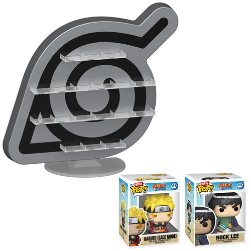 Funko Bitty Pop! Anime | Naruto Hidden Leaf | Display Shelf