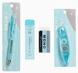 Tombow Mono Stationary Set | Mech Pencil | Eraser | 0.5 HB Refill Lead | 5mm Correction Tape