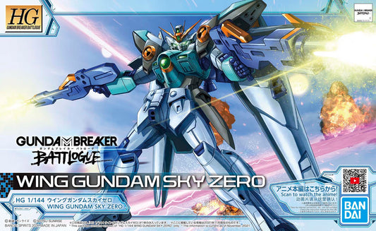 Gundam Breaker Battlogue Wing Gundam Sky Zero HG 09