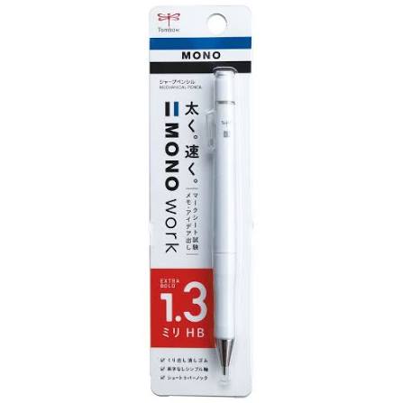 Tombow MONO Work Mechanical Pencil | 1.3mm | White