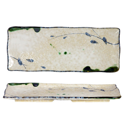 Rectangle Plate 11x4.5" Oribe