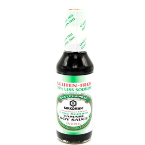 Kikkoman Gluten Free Tamari Soy Sauce 50% Less Sodium