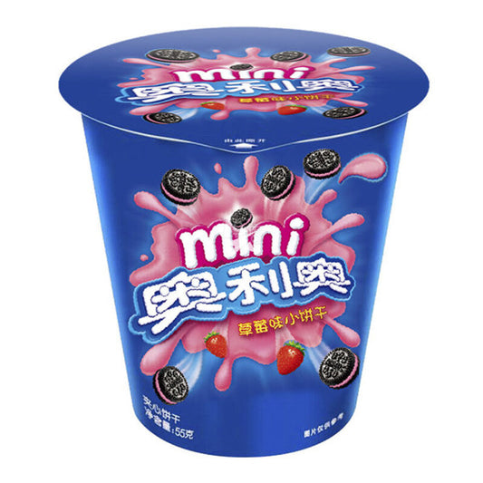 Oreo Mini Biscuits In A Cup Strawberry