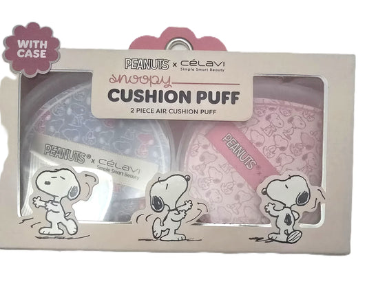 Celavi Peanuts Snoopy Air Cushion Puff 2pcs