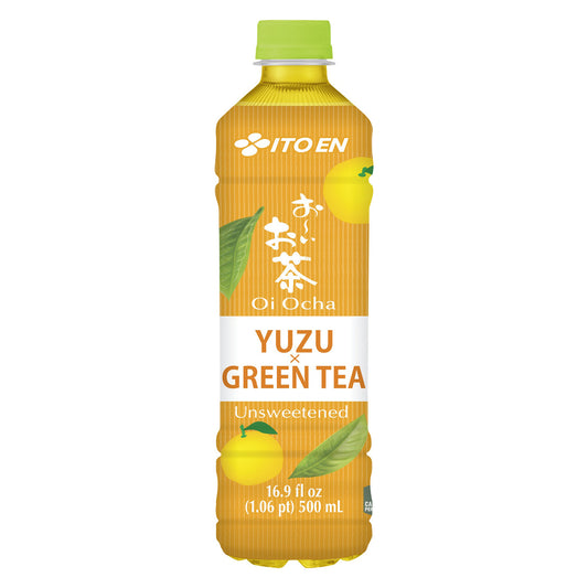 Itoen Unsweetened Yuzu Green Tea 16.9 fl oz