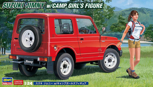 Hasegawa Suzuki Jimny With Camp Girl's Figure