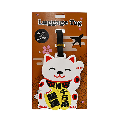Luggage Tag Lucky Cat