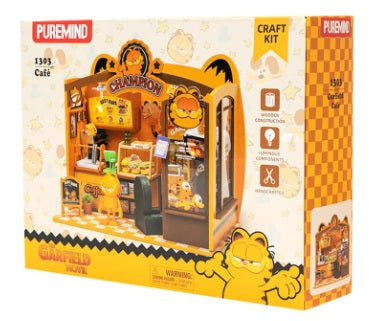 Puremind Toys | Craft Kit Wooden | The Garfield Movie | 1303 Cafe
