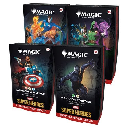Trading Card Game | Magic the Gathering | Marvel Super Heroes | Commander Deck
