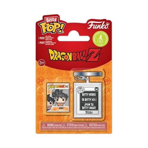 Funko Bitty Pop! Anime | Dragon Ball Z Goku | Mini-Figure and Key Chain Case