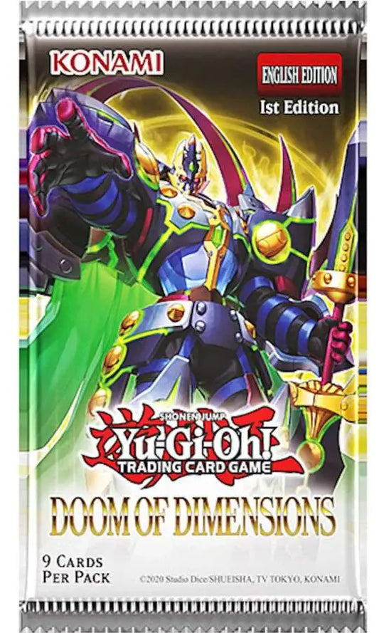 TCG | Konami | Yu-Gi-Oh! | Doom Of Dimensions | 9 Card Pack