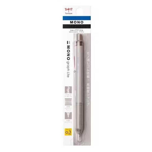 Tombow MONO Graph Lite Mechanical Pencil | 0.3mm | Grayish Brown