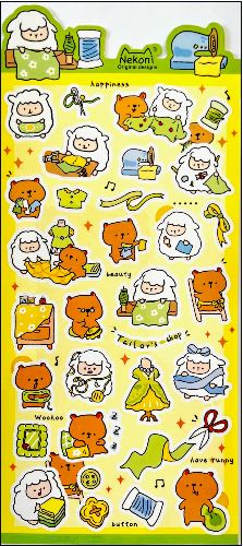 Nekoni Animal Life Stickers