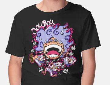 Luffy Gear 5 Black T-Shirt