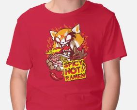 Spicy Comfort Hot Ramen Red T-Shirt