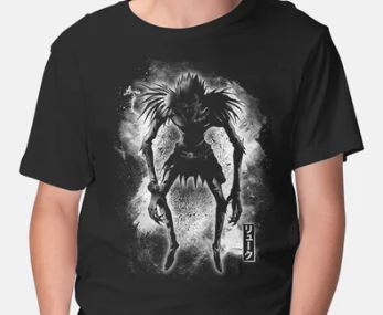 Death Note Shinigami Black T-Shirt